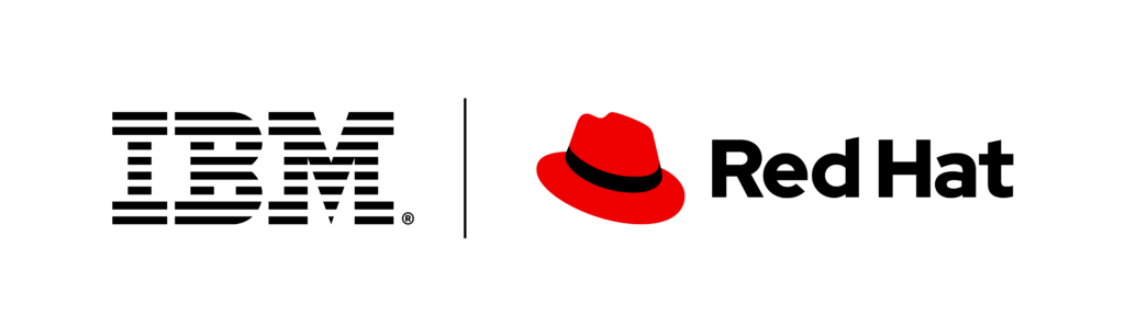 IBM logo® RedHat lockup horiz pos color RGB